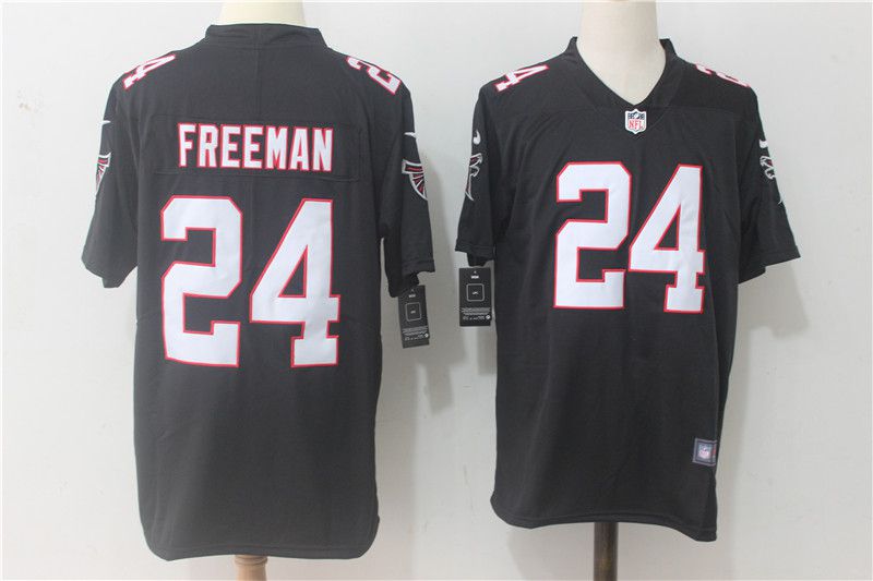 Men Atlanta Falcons #24 Freeman Black Nike Vapor Untouchable Limited NFL Jerseys